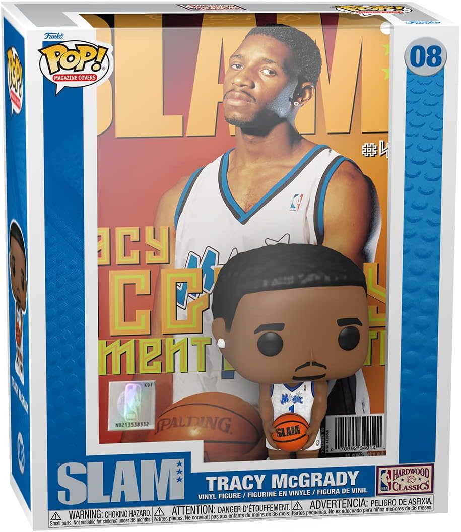Funko POP! NBA Cover: SLAM - Tracy McGrady - Collectable Vinyl Figure - Gift Idea - Official Merchandise - Toys for Kids & Adults - Model Figure for Collectors and Display