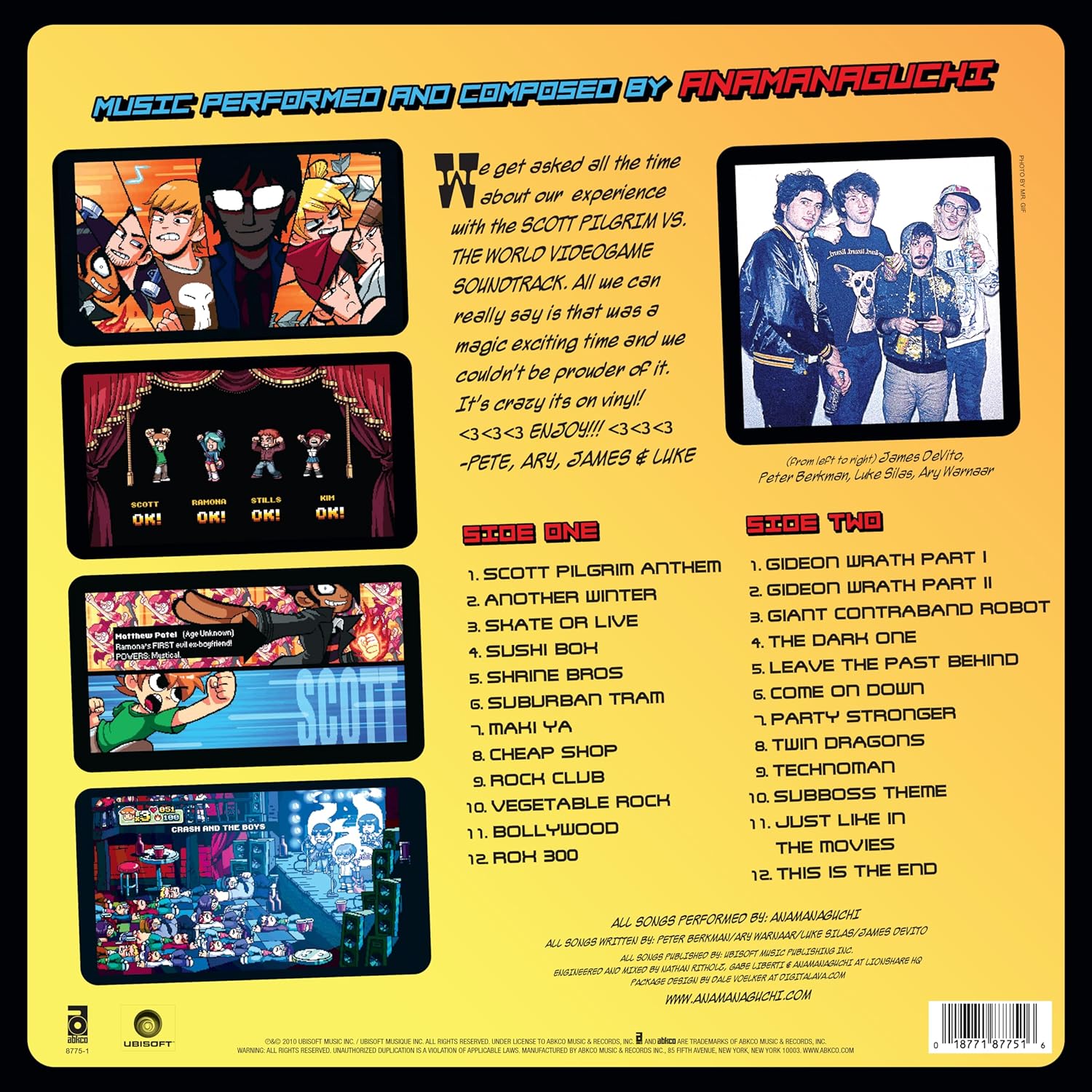 Scott Pilgrim Vs. The World: The Game (Original Videogame Soundtrack)
