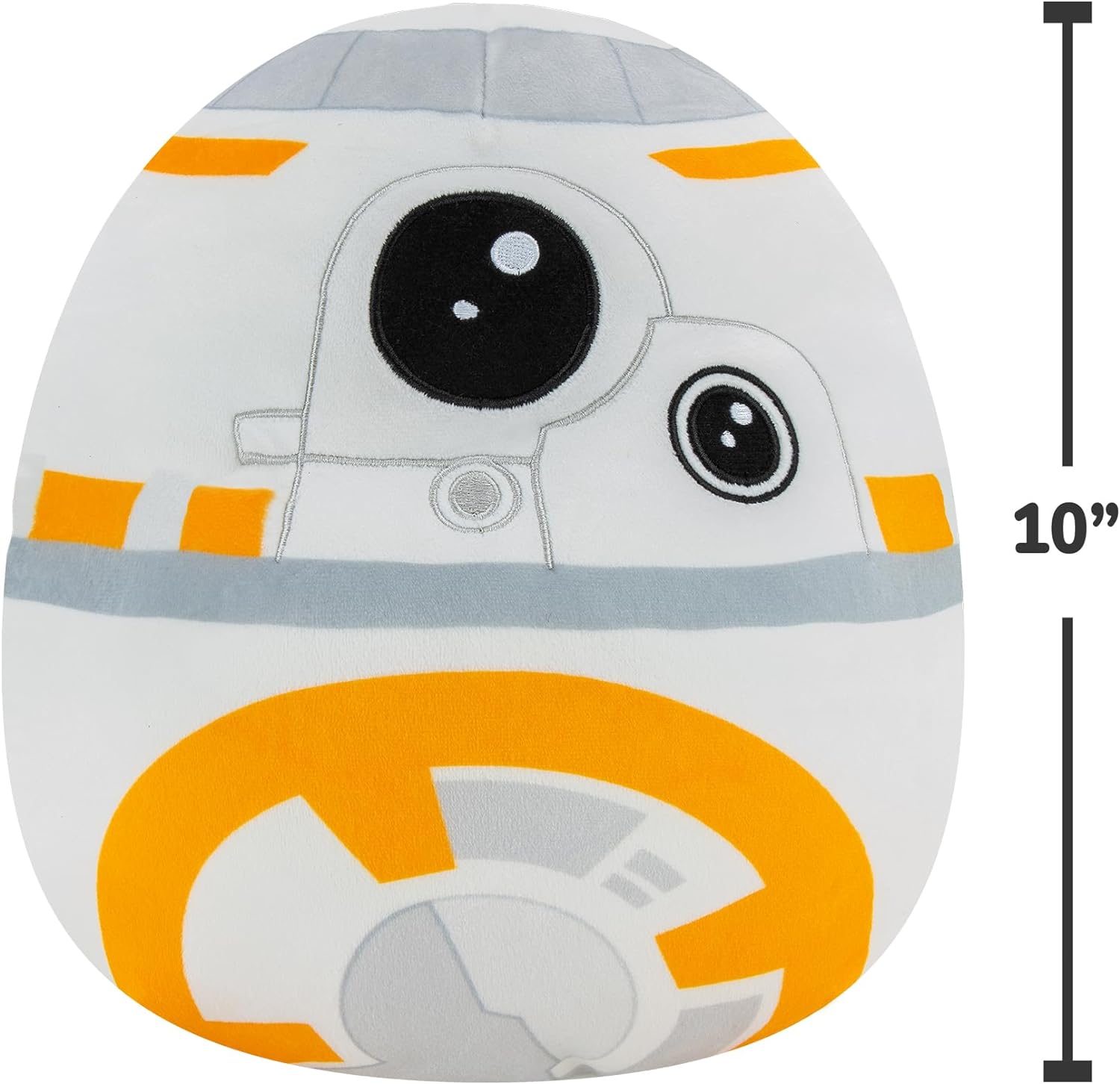 Squishmallows SQK0016 10" Add BB8 to Your Squad, Ultrasoft Stuffed Animal Toy, Official Kellytoy Plush