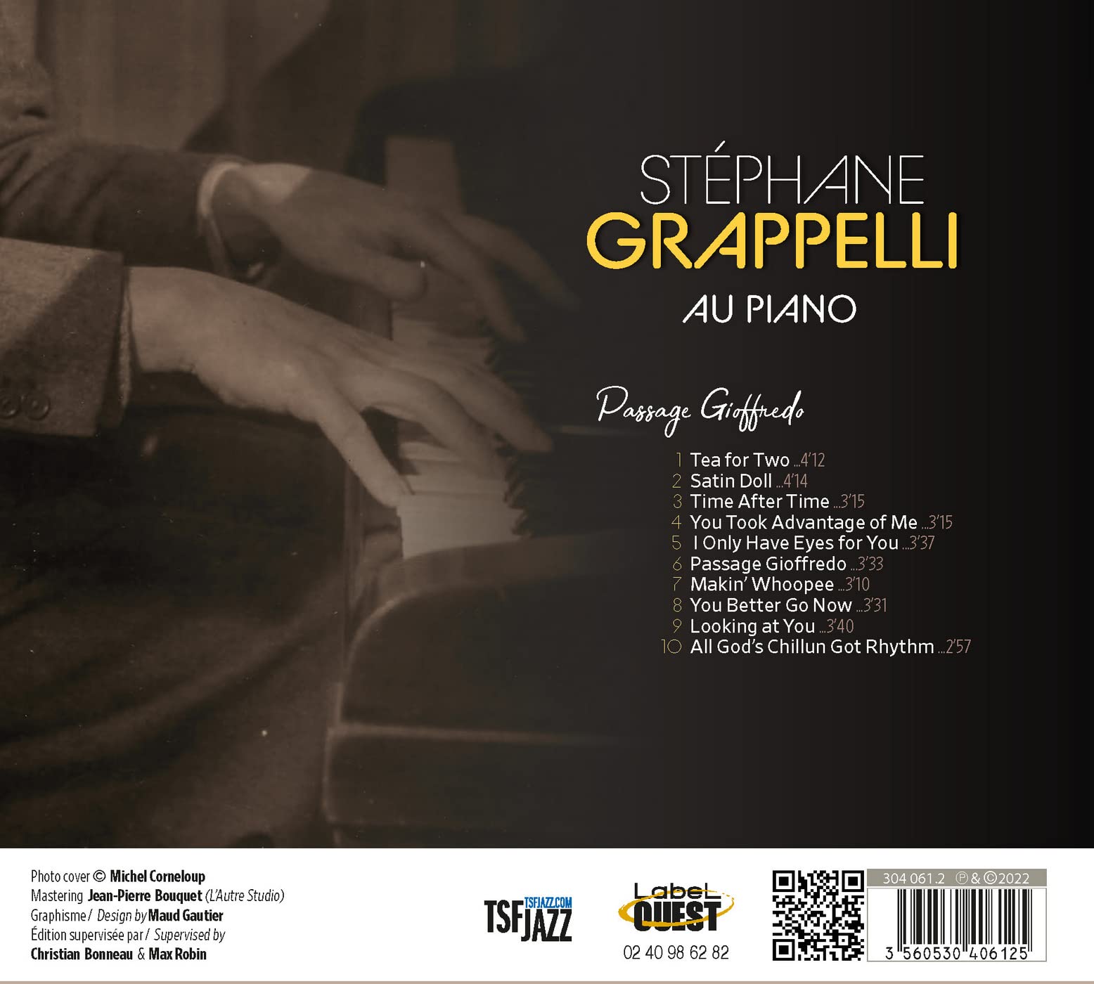 Stéphane Grappelli au piano: Enregistrements inédits