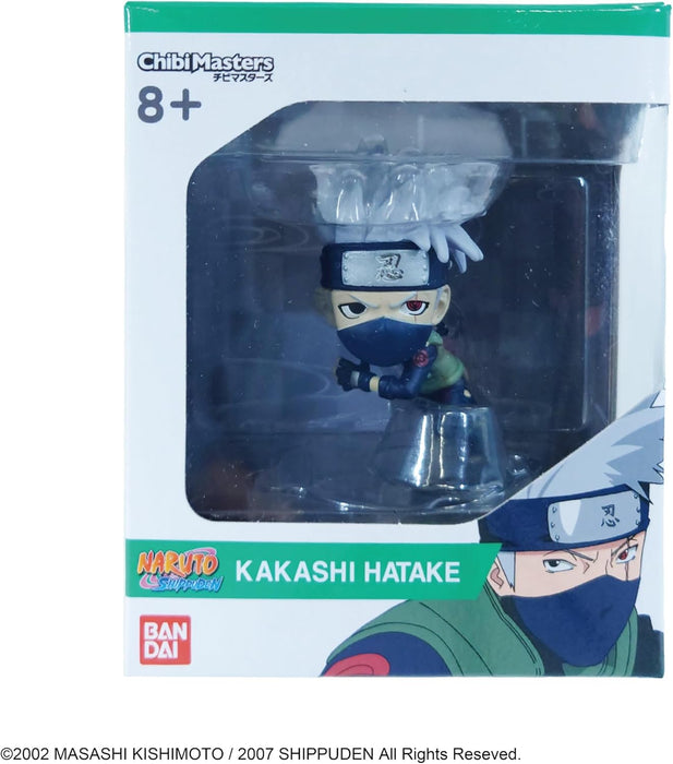Chibi Masters BANDAI VE63385 Bandaï Shippuden Anime Kakashi Hatake Kawaii Naruto Figure, Multiple Colors, 8 cm