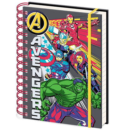 Pyramid Marvel Burst A5 Wiro Notebook