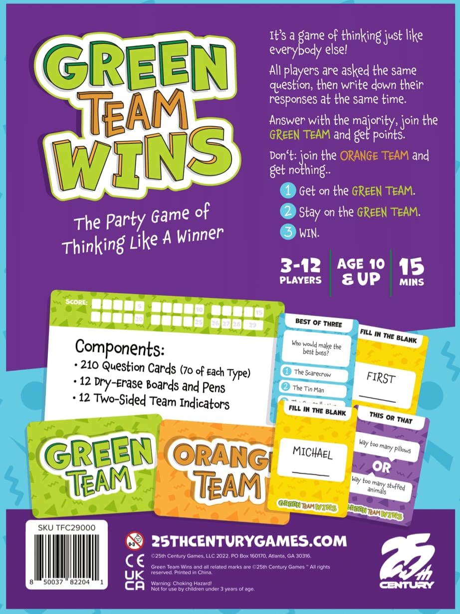 Green Team gana