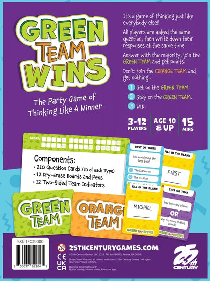 Green Team gana