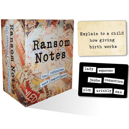 Ransom Notes - The Ridiculous Word Magnet Party Game, más de 3 Jugadores