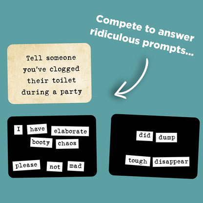 Ransom Notes - The Ridiculous Word Magnet Party Game, más de 3 Jugadores