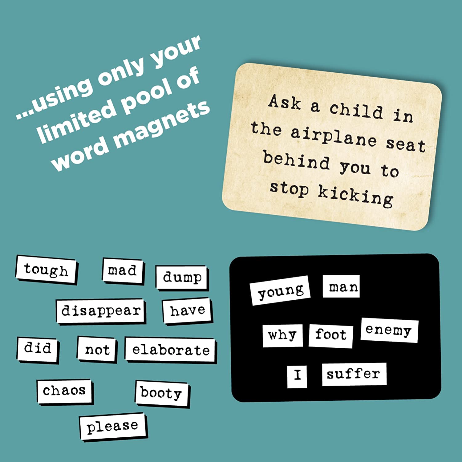 Ransom Notes - The Ridiculous Word Magnet Party Game, más de 3 Jugadores