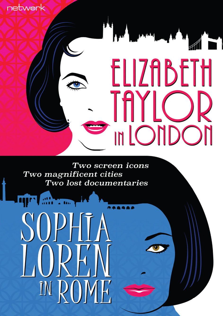 Elizabeth Taylor in London/Sophia Loren in Rome