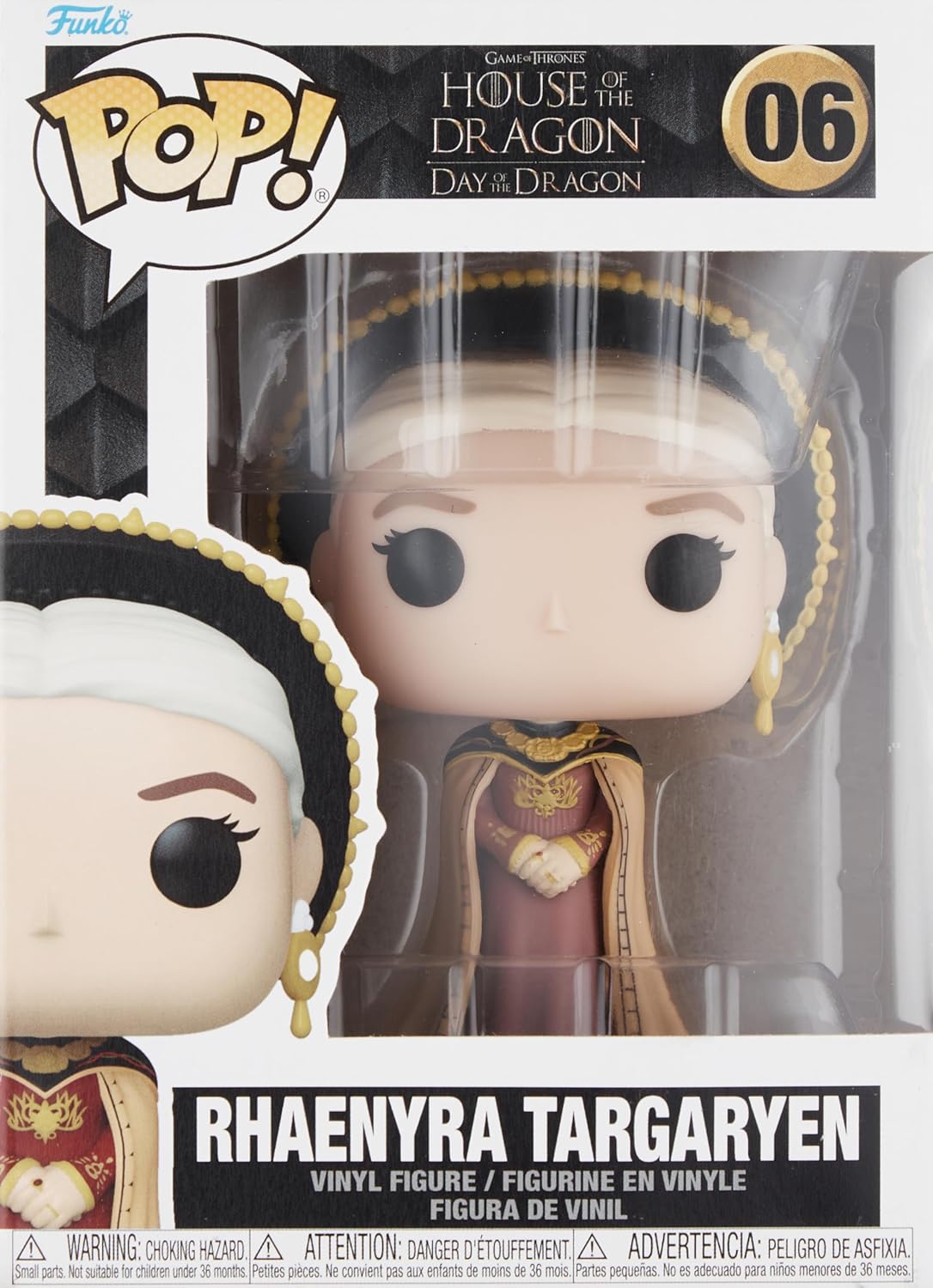 Funko POP! TV: HotD - Princess Rhaenyra Targaryen - House Of the Dragon - Collectable Vinyl Figure - Gift Idea - Official Merchandise - Toys for Kids & Adults - TV Fans - Model Figure for Collectors