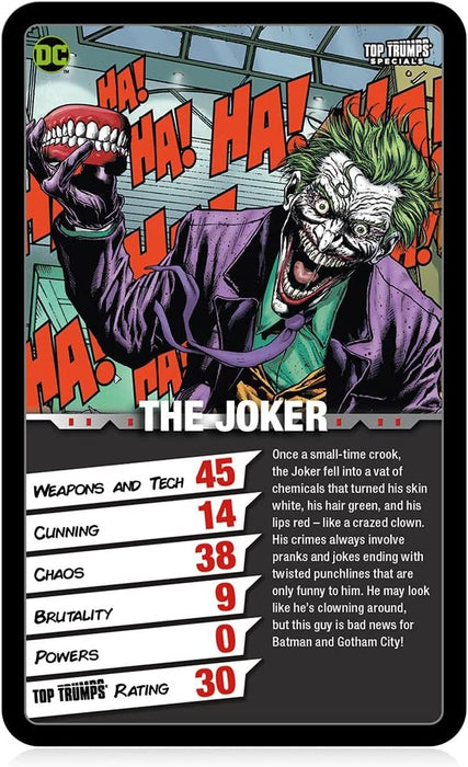 Top Trumps DC Super Villains Card Game