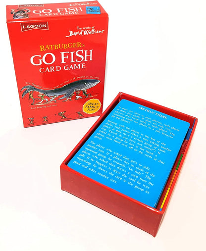 Lagoon Group David Walliams Ratburger's Go Fish Card Game,Red