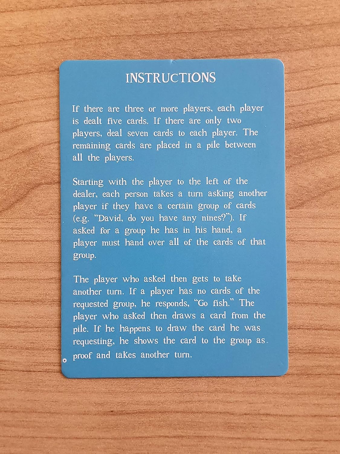 Lagoon Group David Walliams Ratburger's Go Fish Card Game,Red