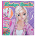 Depesche 12045 Create your TOPModel Design Studio - Malbuch Set mit 30 Seiten zum Designen von Fashion-Outfits, Mal-Heft mit Stickerbogen uvm.