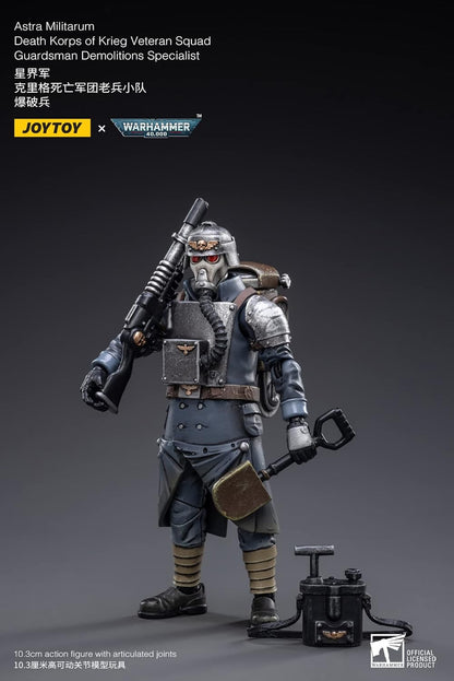 JOYTOY WH 40K DEATH KORPS KRIEG VET GUARD DEMOLIT