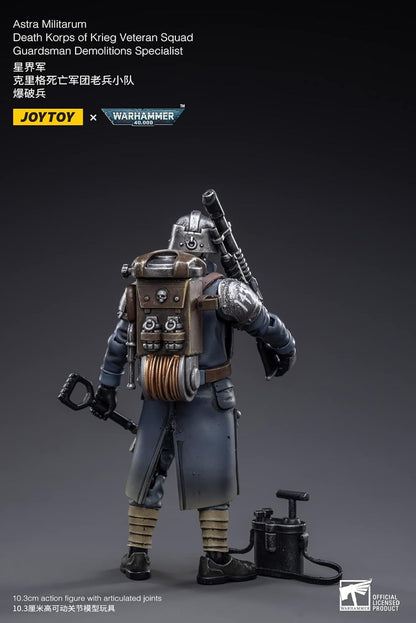 JOYTOY WH 40K DEATH KORPS KRIEG VET GUARD DEMOLIT