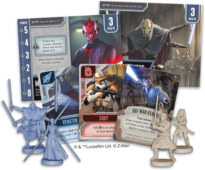 Z-Man Games Man Games Pandemic: Star Wars: The Clone Wars Board Game Ages 14+ 1-5 Players 60 Minutes Playing Time, ZM7126