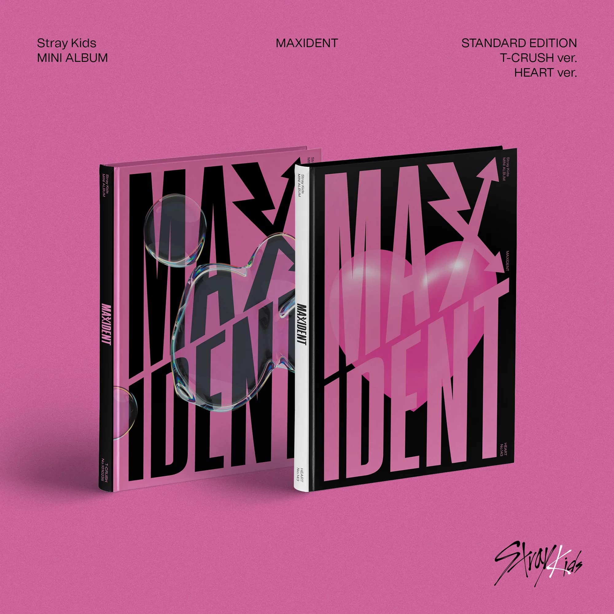STRAY KIDS - MAXIDENT LIMITED EDITION  MINI Album+Photobook+Limited Version Benefit