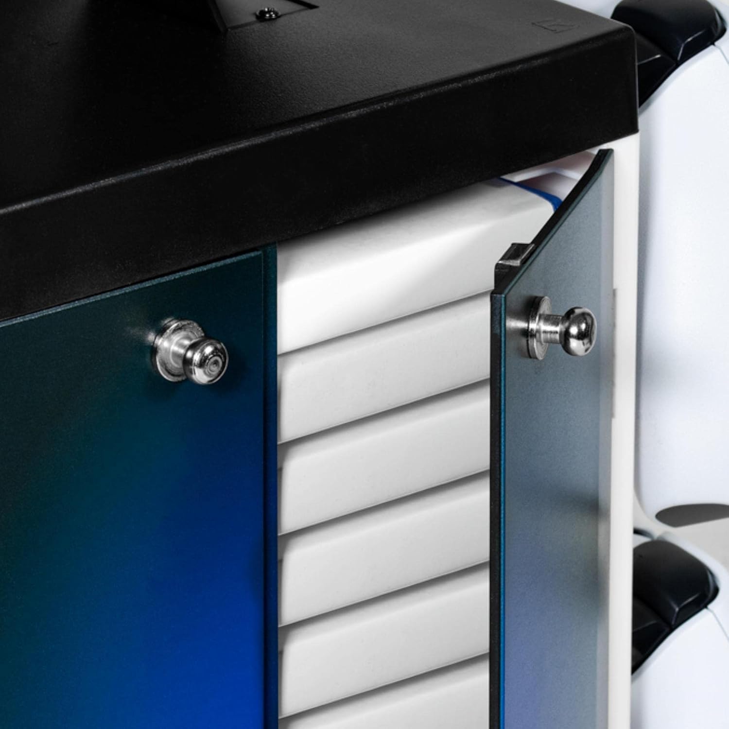 Numskull Official PS5 Inspired Gaming Locker, Controller Holder, Headset Stand for PS5, Xbox Series X S, Nintendo Switch - Official Numskull Product