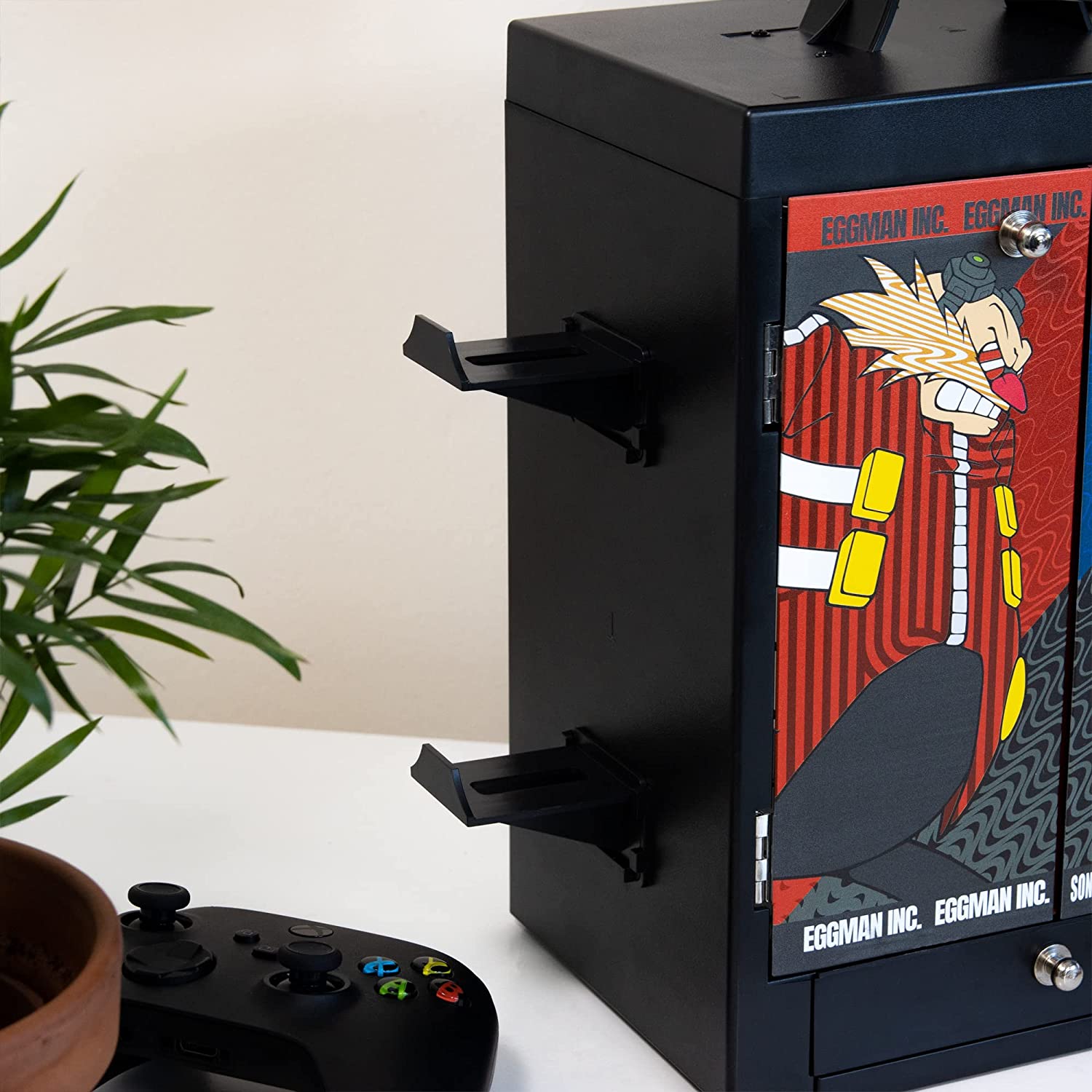 Numskull Offizieller Sonic Gaming Locker, Controller-Halter, Kopfhörerständer für PS5, Xbox Series X|S, Nintendo Switch - Offizielles Sonic Merchandise
