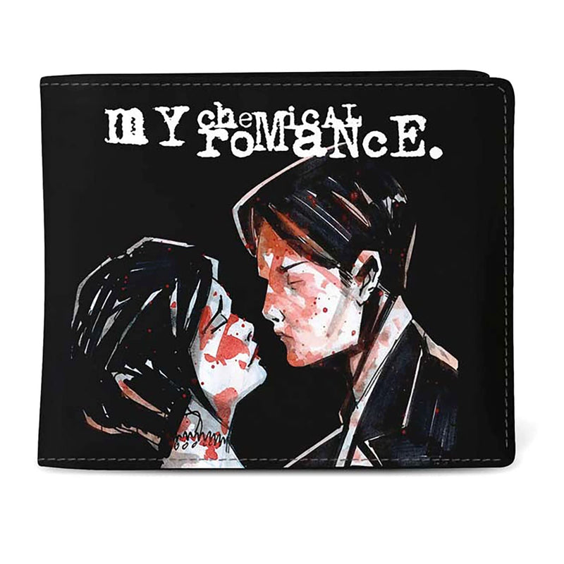 My Chemical Romance Wallet Three Cheers Band Logo Official Black Bifold One Size