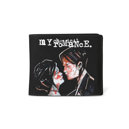 My Chemical Romance Wallet Three Cheers Band Logo Official Black Bifold One Size