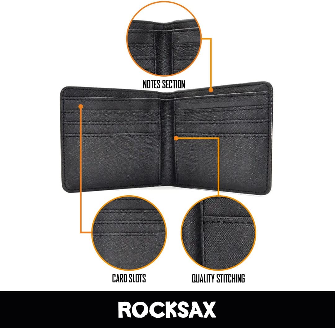 Rocksax Wallet Pink Floyd The Wall Money Organiser 10cm x 11cm x 1cm – Officially Licensed Merchandise