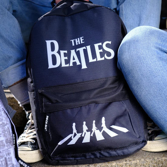 Rocksax Backpack The Beatles Abbey Road B/W Rucksack 43cm x 30cm x 15cm – Officially Licensed Merchandise