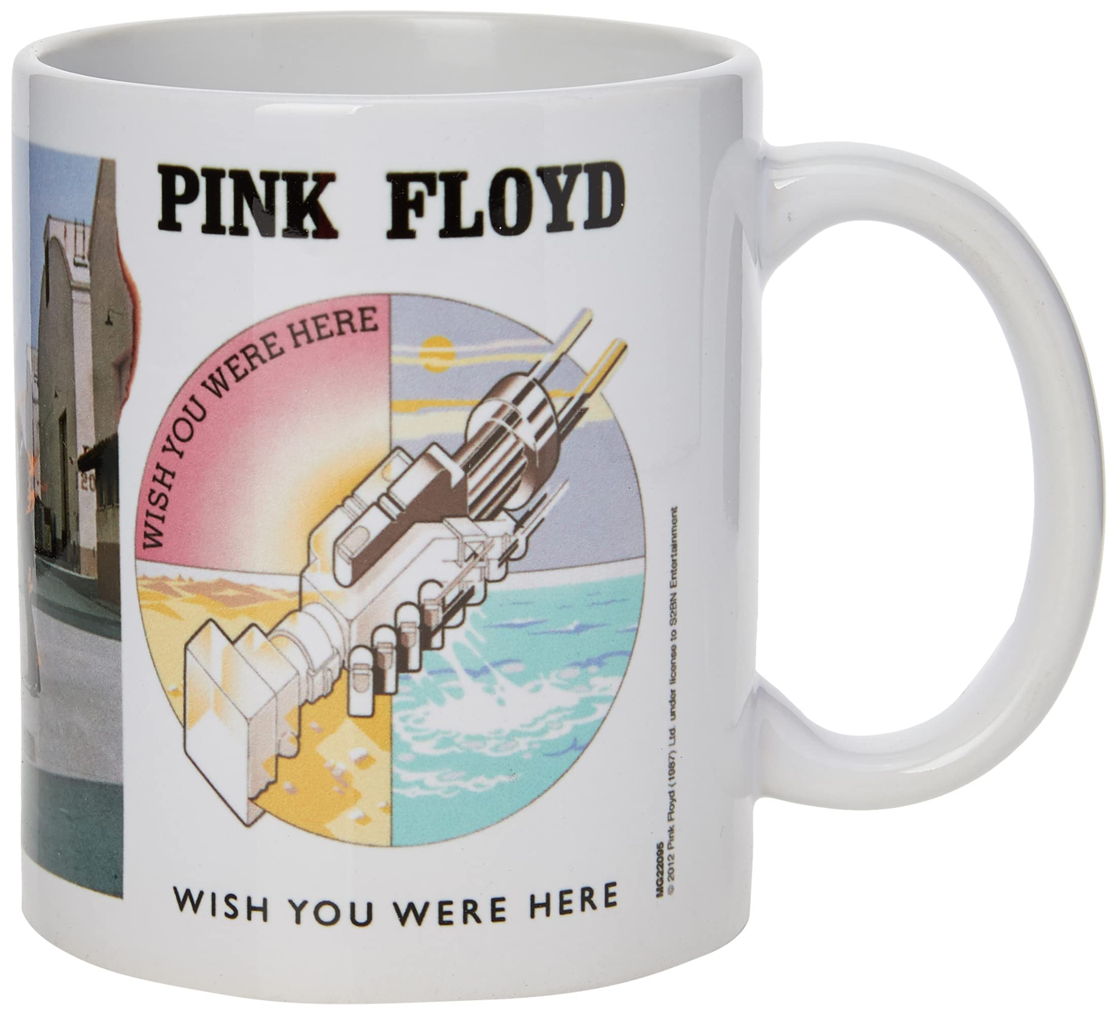 Pink Floyd Wish You Were Here Unisex Tasse Standard Keramik Band-Merch, Bands, Musik, 1 Stück (1er Pack