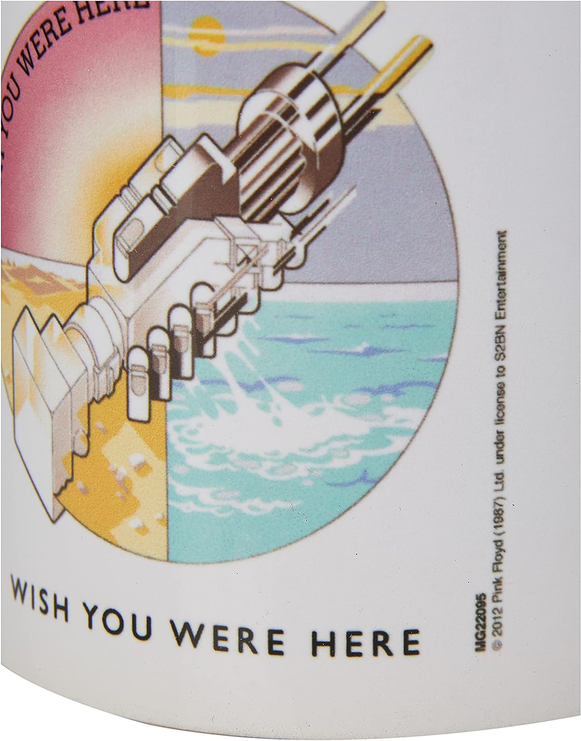 Pink Floyd Wish You Were Here Unisex Tasse Standard Keramik Band-Merch, Bands, Musik, 1 Stück (1er Pack