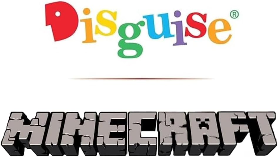 Disguise Minecraft Creeper Costume for Kids, Official Minecraft Licensed Product, Pixel Detailing, Includes Creeper Block Body and Creeper Headpiece, in sizes 7-8, 4-6, 3-4 years