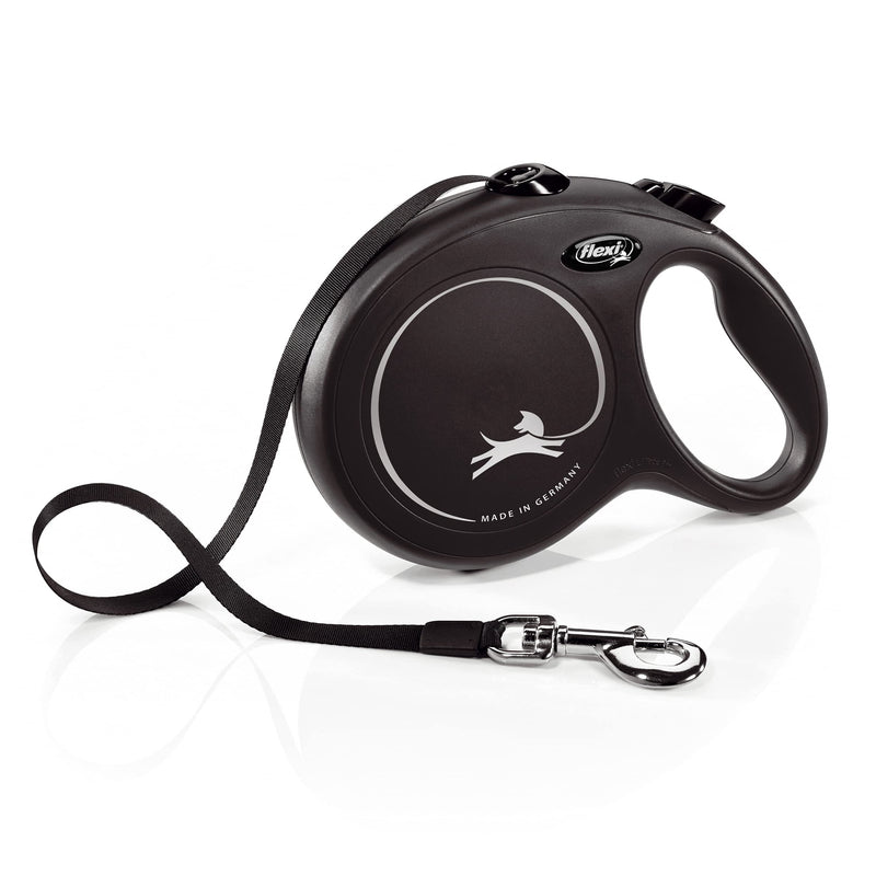 Flexi - New Classic L 8M Tape Black  Max 50Kg - (600.7798)
