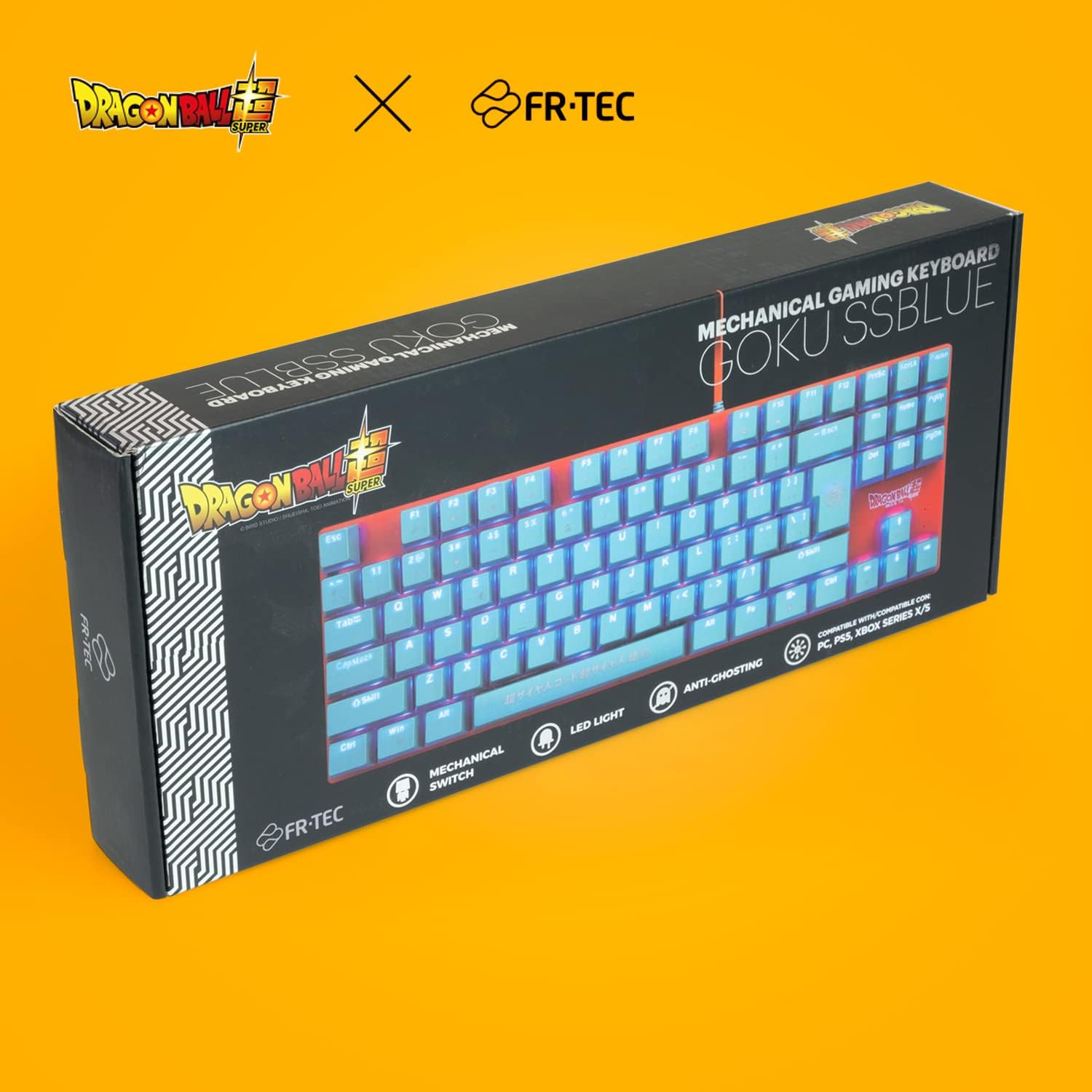 FRTEC - Dragon Ball Super Keyboard Compatible with PC, Mac, PS5, Switch, XBOX SERIES S/X