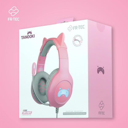 FRTEC - Gaming Headset TANOOKI (Compatible: PS5, Switch, Stadia, Xbox One, Series X, Phone, PC, PS4