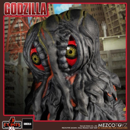 Mezco Godzilla vs Hedorah 5 Points - Juego de 3 Figuras de acción (1971