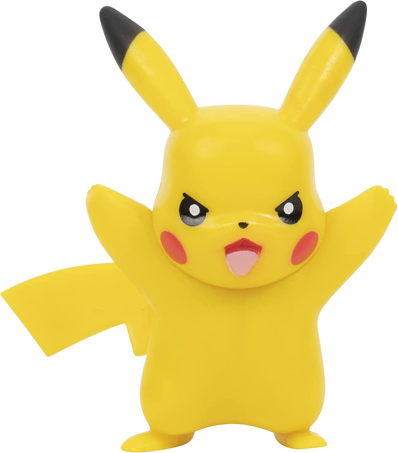 Pokémon PKW2347 - Battle Figure Set - Teddiursa, Pikachu, Nebulak, Official Movable Figures, 5 cm, 7.5 cm Nebulak