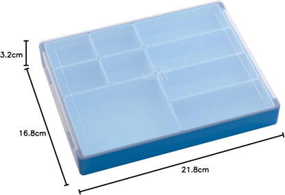 Token Silo Convertible | Store & Organize Board Game Tokens | 9 Removable Trays in 3 Different Sizes | Stackable| Convenient Space-Saving Design | Blue Color | Made by Gamegenic (GGS22002ML