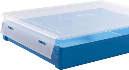 Token Silo Convertible | Store & Organize Board Game Tokens | 9 Removable Trays in 3 Different Sizes | Stackable| Convenient Space-Saving Design | Blue Color | Made by Gamegenic (GGS22002ML