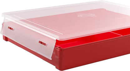 Gamegenic Token Silo Convertible | Store & Organize Board Game Tokens | 9 Removable Trays in 3 Different Sizes | Stackable Token Box | Space-Saving Design | Red Color | Made (GGS22003ML