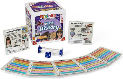 Brainbox World History (Refresh 2022) Card Game Ages 8+ 1+ Players 10 Minutes Playing Time, GREG124417
