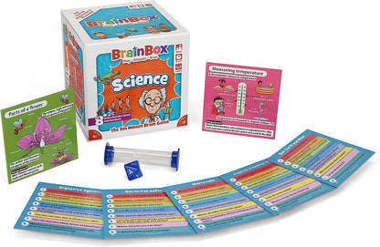 BrainBox Science | Fun & Educational Card Game | Ages 8+ | 1+ Players | 10 Minutes Play Time