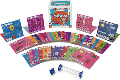 BrainBox Science | Fun & Educational Card Game | Ages 8+ | 1+ Players | 10 Minutes Play Time