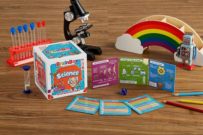 BrainBox Science | Fun & Educational Card Game | Ages 8+ | 1+ Players | 10 Minutes Play Time