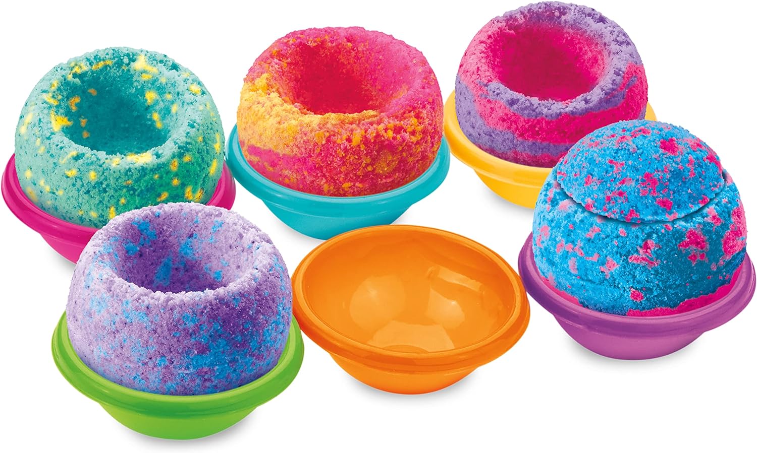 SHIMMER N SPARKLE RAINBOW POPPING BATH BOMBS (17345