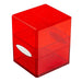 Ultra Pro - Satin Cube 100+ Standard Size Card Deck Box (Red Glitter) - Protect Your Gaming Cards, Sports Cards or Collectible Cards In Stylish Glitter Deck Box
