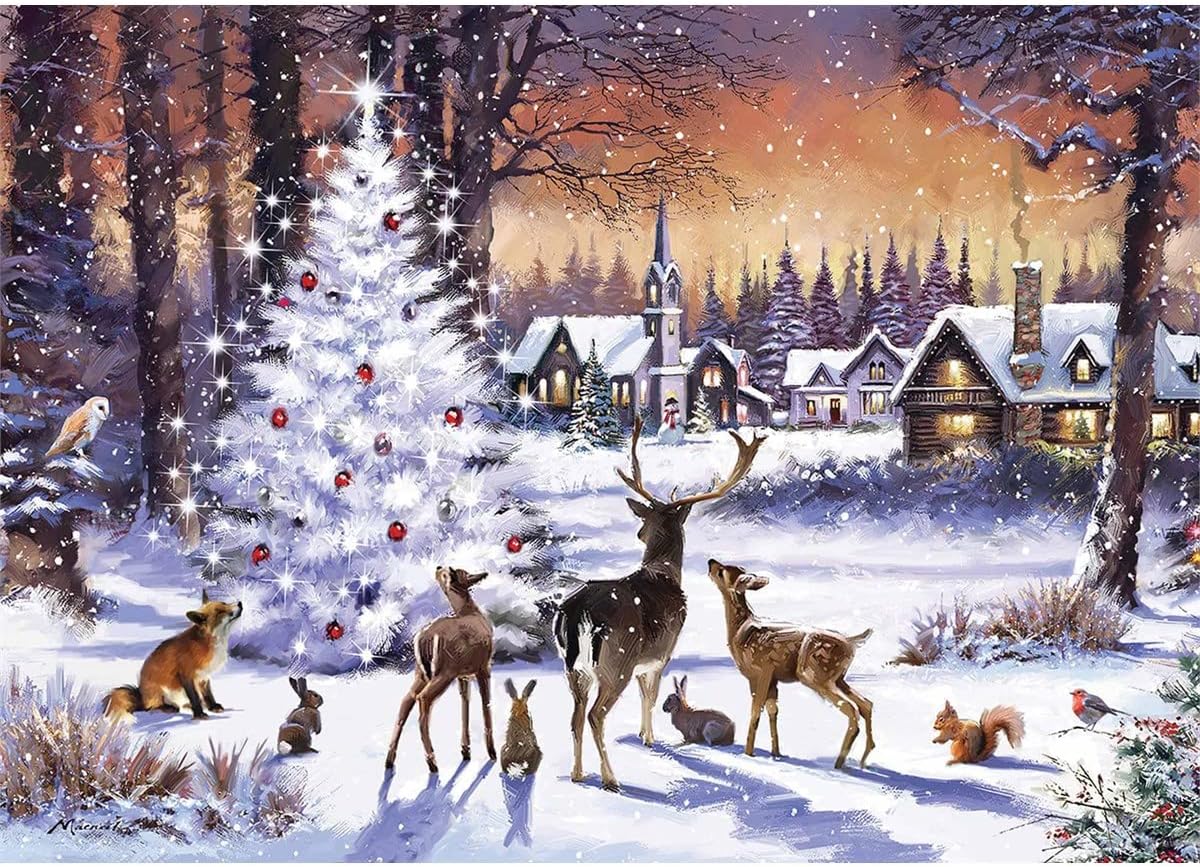 Christmas Gathering 1000 Piece Jigsaw
