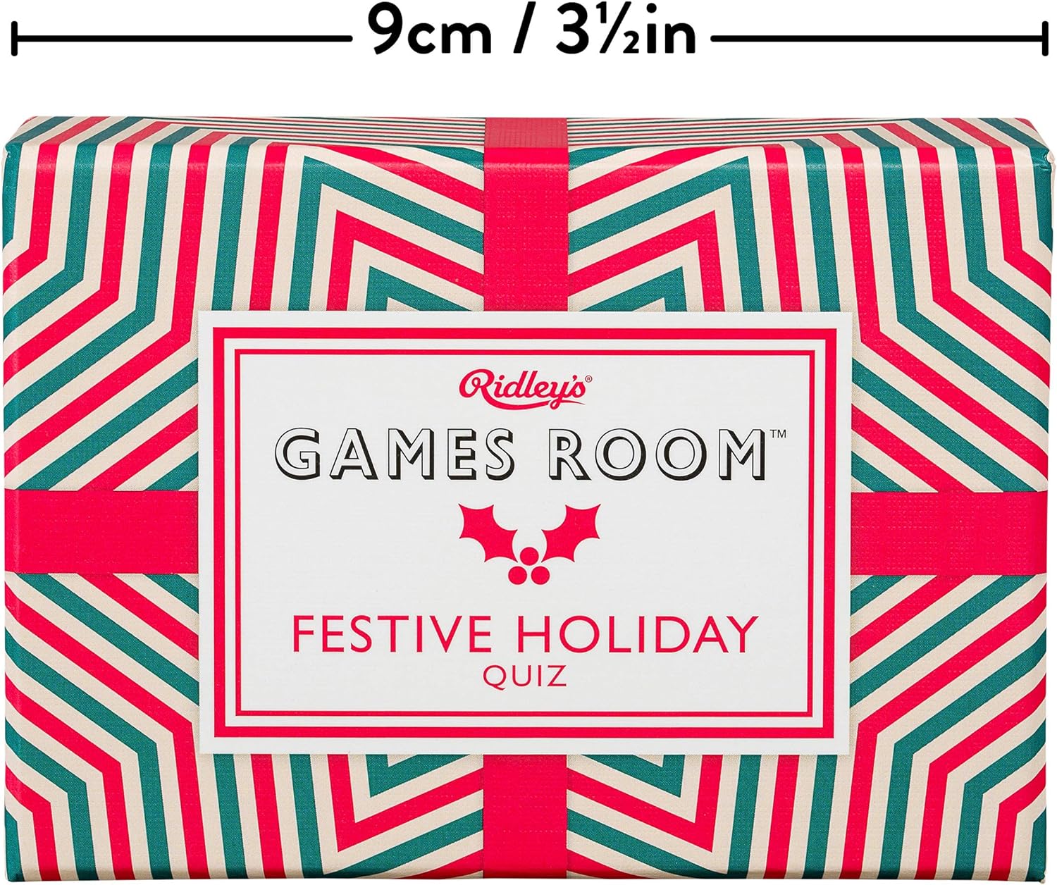 Ridley’s Festive Holiday Trivia Card Game – Trivia Games for Adults and Kids – 2+ Players – Includes 140 Unique Question Cards – Fun Quiz Cards That Make a Great Gift Trivia Festive