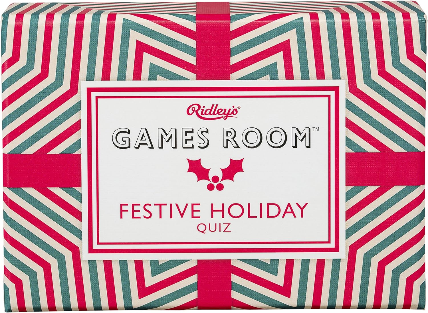 Ridley’s Festive Holiday Trivia Card Game – Trivia Games for Adults and Kids – 2+ Players – Includes 140 Unique Question Cards – Fun Quiz Cards That Make a Great Gift Trivia Festive