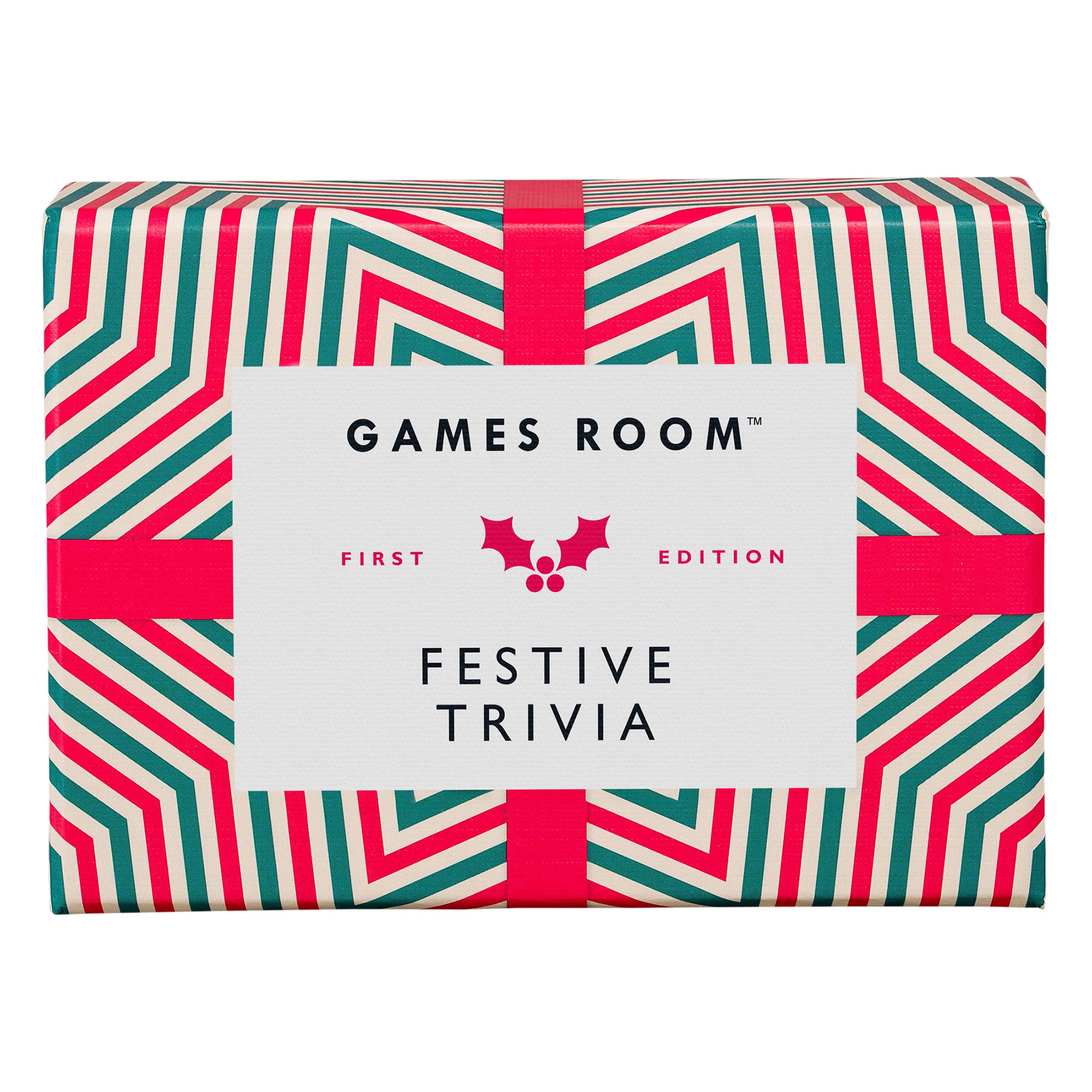 Ridley’s Festive Holiday Trivia Card Game – Trivia Games for Adults and Kids – 2+ Players – Includes 140 Unique Question Cards – Fun Quiz Cards That Make a Great Gift Trivia Festive
