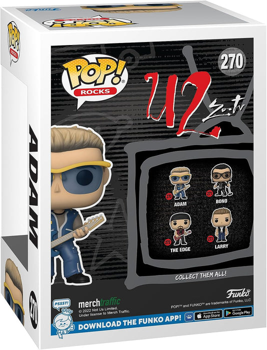 Funko POP! Rocks: U2 - ZooTV - Adam Clayton - Collectable Vinyl Figure - Gift Idea - Official Merchandise - Toys for Kids & Adults - Music Fans - Model Figure for Collectors and Display