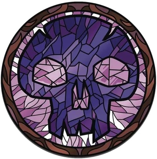 PMTG062 Magic: The Gathering - Stained Glass Swamp AR Pin